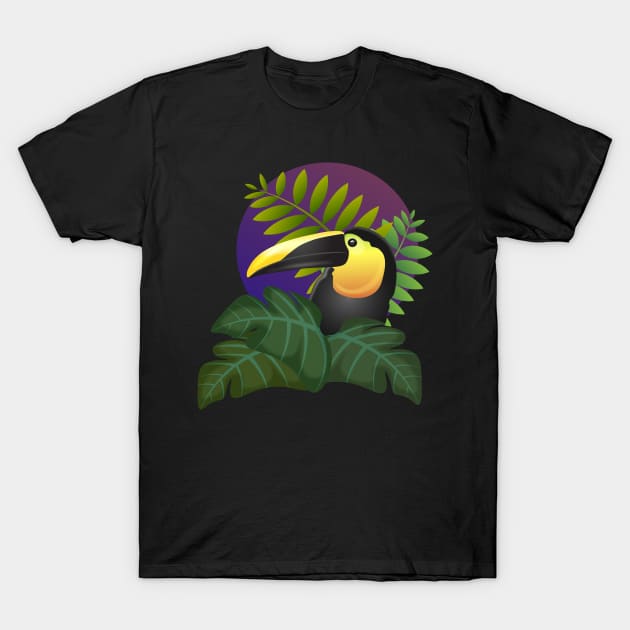 Toucan T-Shirt by Karroart